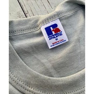 vintage russell athletic crewneck tshirt Single Stitch Sleeve Deadstock NWOT 90s